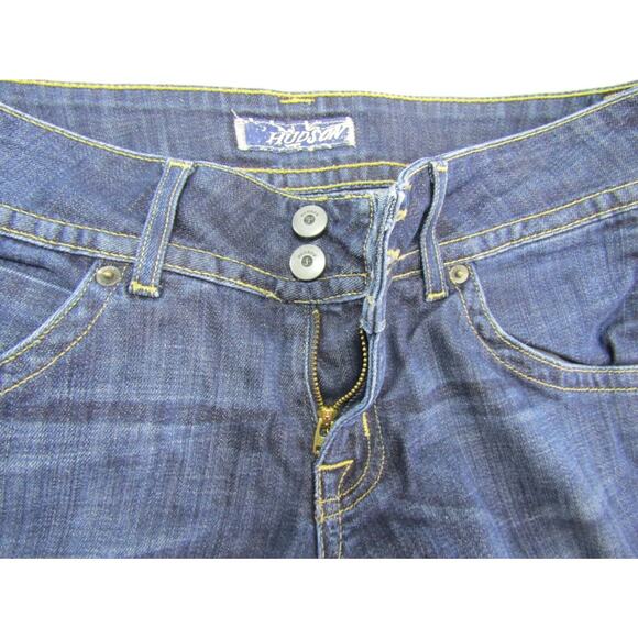 Hudson Signature Bootcut Low Rise Blue Jeans Womens size 30x33 Cotton Button Zip - Picture 4 of 9